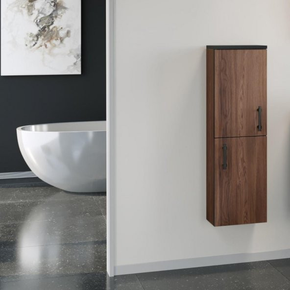 Orka Knidos 30 cm Navaro Banyo Üst Boy Dolabı - Resim 2