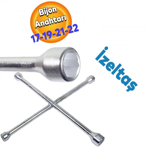 İzeltaş İstavroz Tip 4Lü Bijon Anahtarı 17X19x21x22 Mm ürün görseli 1