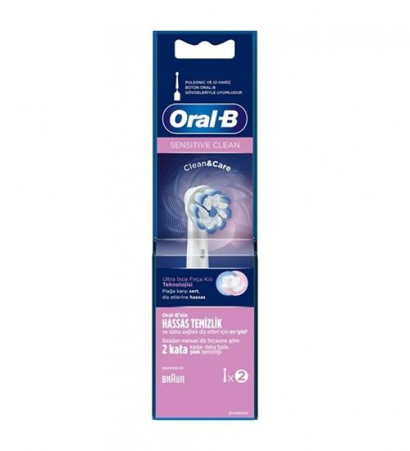 Oral B Sensi Ultrathin Diş Fırçası Yedek Başlığı 2'li ürün görseli 1