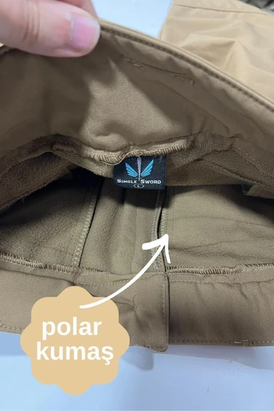 Single Sword Rüzgar Geçirmez Softshell Pantolon - Resim 9