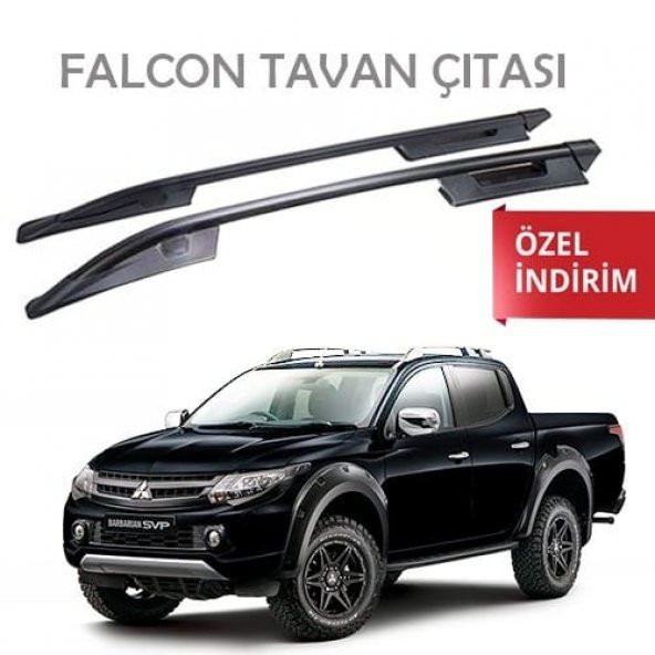 MİTSUBİSHİ TİRİTON 2015 2016 2017 2018 2019 2020 SİYAH PORTBAGAJ TAVAN ÇİTASI ürün görseli 1