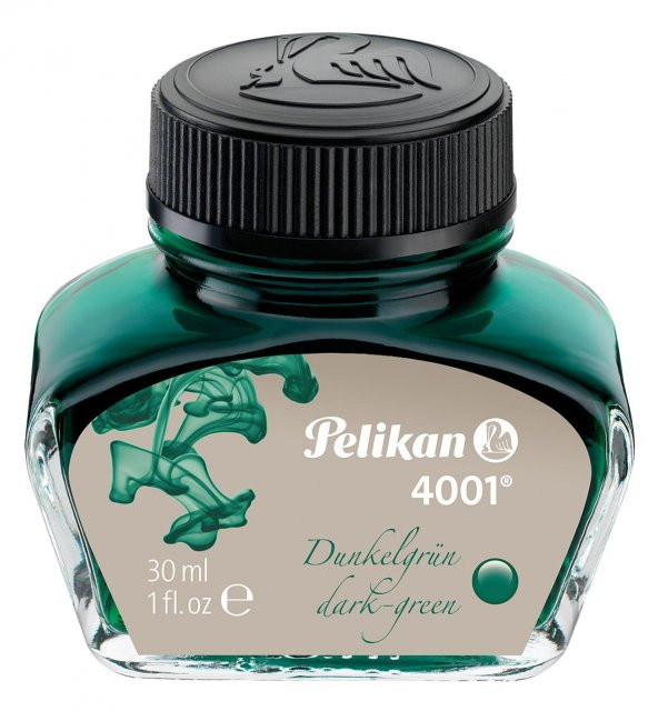 Pelikan Dolma Kalem Mürekkebi 30 ML Yeşil Dark Green Dolma Kalem Mürekkebi ürün görseli 1