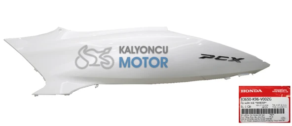 Honda PCX 125 Sol Arka Kapak Beyaz 2018-2020 ürün görseli 1