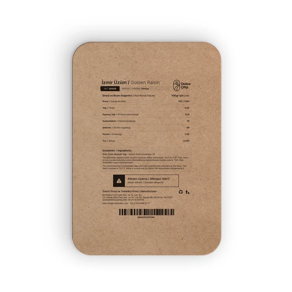 OnlineÇiftçi İzmir Üzüm 2x500Gr - Resim 2