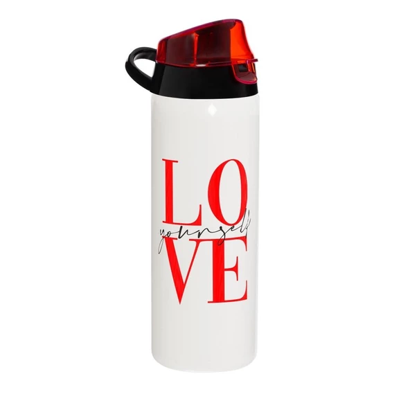 Herevin Matara Desenli Love Yourself 750 ML Suluk ürün görseli 1