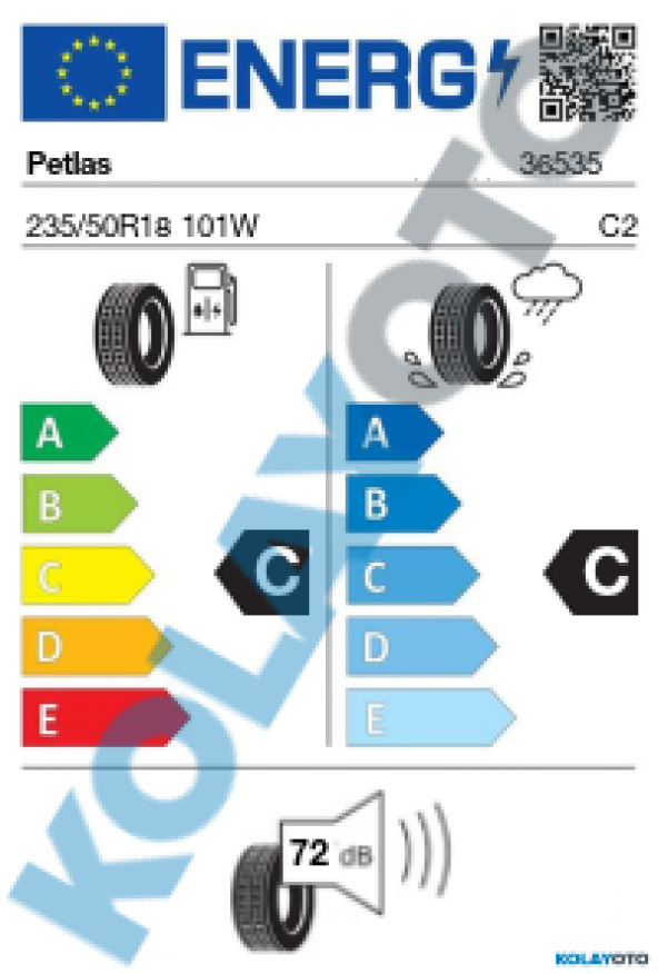 Petlas SuvMaster A/S 235/50R18 101W XL (4Mevsim) (2022) ürün görseli 1