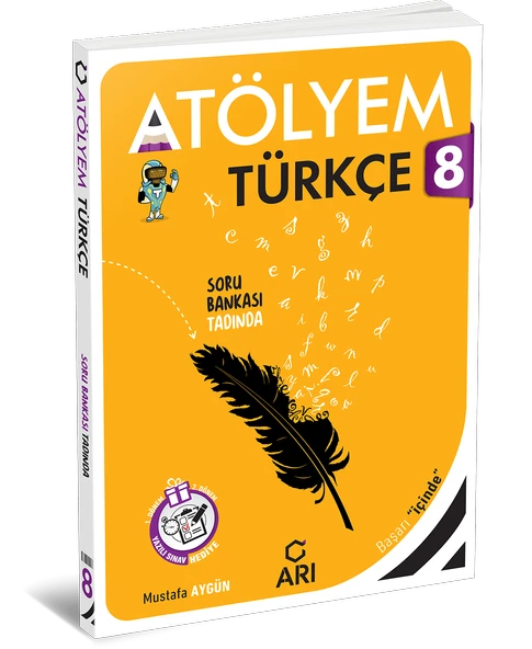Arı Yayıncılık 8.sınıf Türkçemino Türkçe Atölyem + Yazılı eki ürün görseli 1