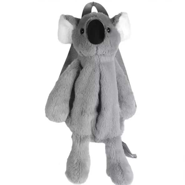 Dada Peluş Çanta Koala Gri 45 Cm Koala Figürlü Peluş Askılı Çanta ürün görseli 1