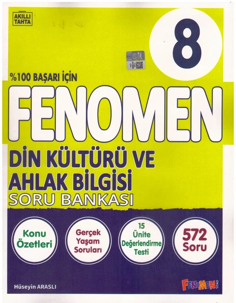 FENOMEN 8.SINIF DİN KÜLTÜRÜ VE AHLAK BİLGİSİ SORU ürün görseli 1