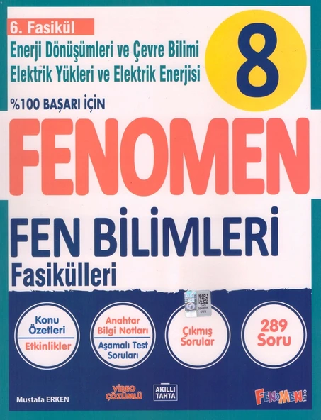 FENOMEN 8.SINIF FEN BİLİMLERİ 6.FASİKÜL ( ENERJİ DÖNÜŞÜMLERİ ) ürün görseli 1