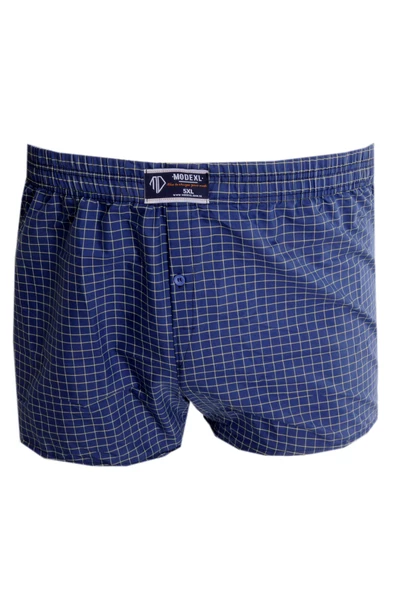 Mode XL Büyük Beden Erkek Boxer Desenli Poplin 6348 Lacivert ürün görseli 1