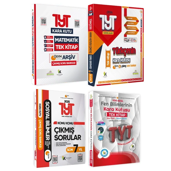 YKS-TYTnin Kara Kutusu TM (EŞİT AĞIRLIK) SÜPER EKONOMİK Paket Konu Ö. Dijital Ç. Soru Bankası ürün görseli 1