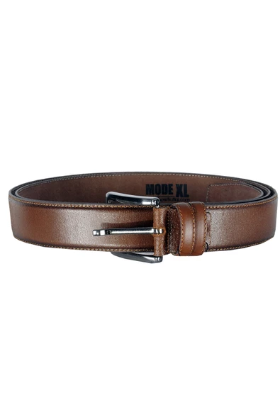Mode XL Kemer 4 cm Düz Double Deri 4078 Fındık Rengi ürün görseli 1