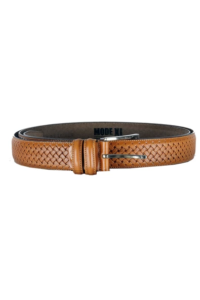 Mode XL Kemer 3,5 cm Nokta Desen 4112 Taba ürün görseli 1