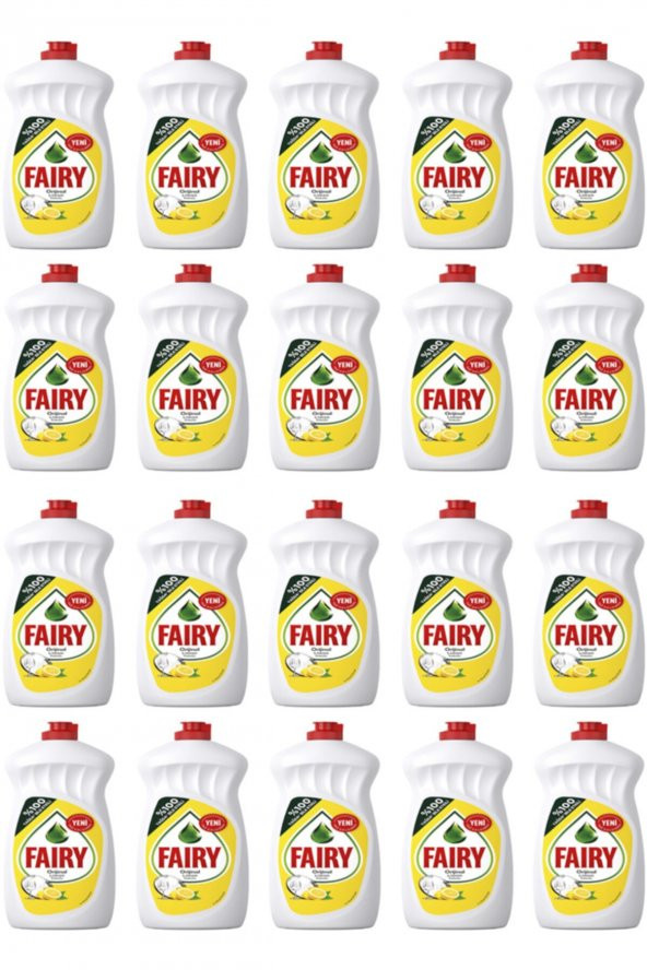 Fairy Sıvı Bulaşık Deterjanı Limon 650 Ml X 20 Adet ürün görseli 1