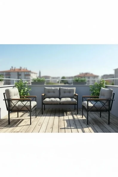 adımshops Balkon-bahçe-kafe,çay Seti,koltuk Takımı,oturma Grubu,ofis Koltuğu MİAMİ YENİ ürün görseli 1