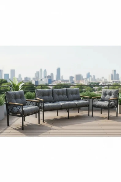 adımshops Balkon-bahçe-kafe,çay Seti,koltuk Takımı,oturma Grubu,ofis Koltuğu MİAMİ YENİ ürün görseli 1