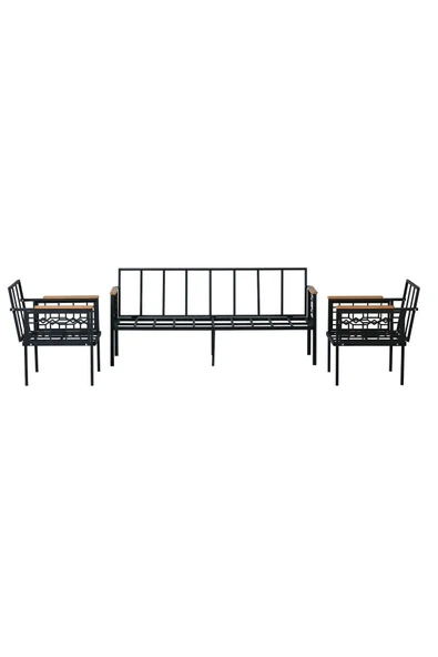 adımshops İnci Balkon-bahçe-kafe Çay Seti Koltuk Oturma Takımı-oturma Grubu (İSKELET) ürün görseli 1
