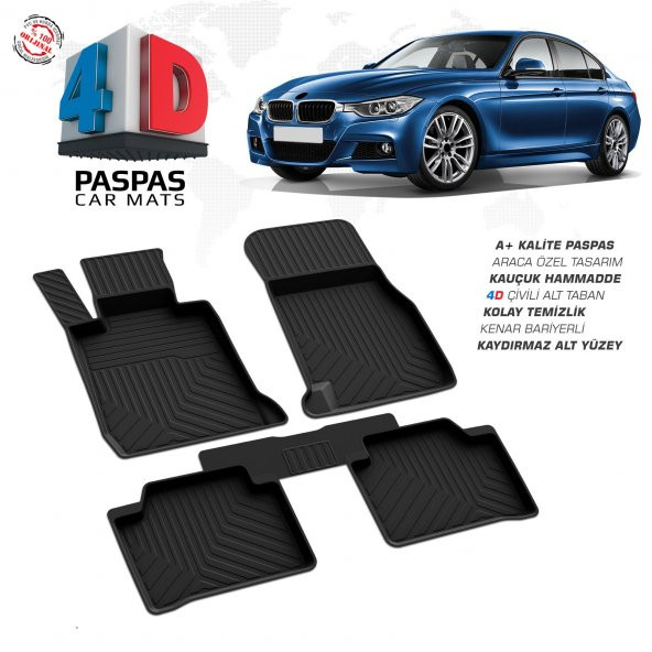 BMW F30 4D HAVUZLU PASPAS 2011 2012 2013 2014 2015 2016 2017 2018 2019 ürün görseli 1