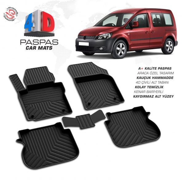 CADDY 4D HAVUZLU PASPAS 2004 2005 2006 2007 2008 2009 2010 2011 2012 2013 2014 2015 2016 2017 ürün görseli 1