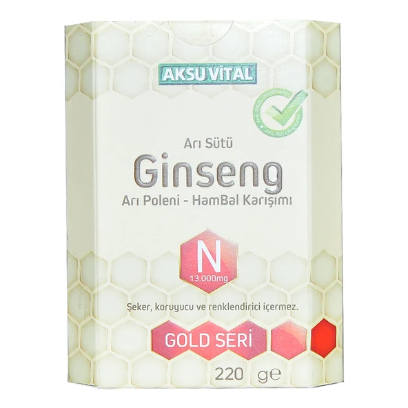 Arı Sütü Ginseng Polen Bal Karışımı 220 Gr - Resim 3