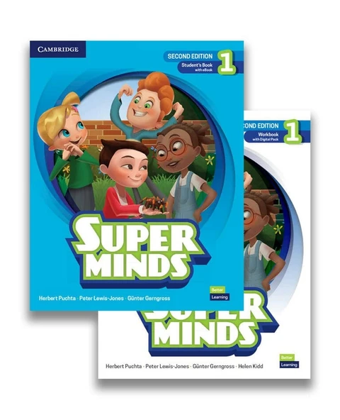 Super Minds Second Edition 1 Student's Book and Workbook 2nd Edition ( DVD  li versiyon – Online KOD YOKTUR ) ürün görseli 1