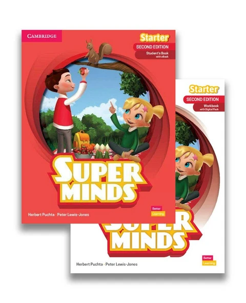 Super Minds Second Edition Starter Student's Book and Workbook 2nd Edition ( DVD  li versiyon – Online KOD YOKTUR ) ürün görseli 1