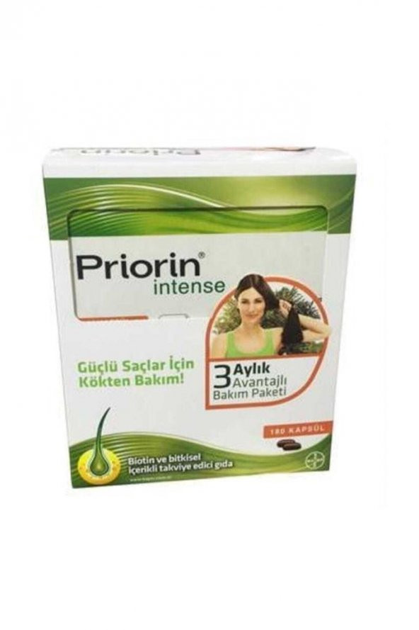 Priorin Intense Avantajlı Paket 120 + 60 Kapsül ürün görseli 1