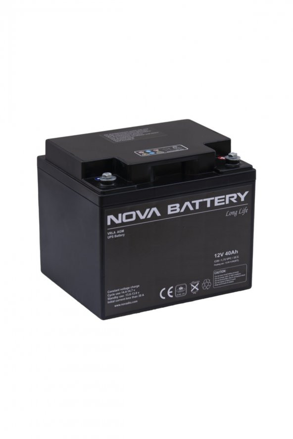 12v 40 Ah Amper Kuru Agm Akü ürün görseli 1