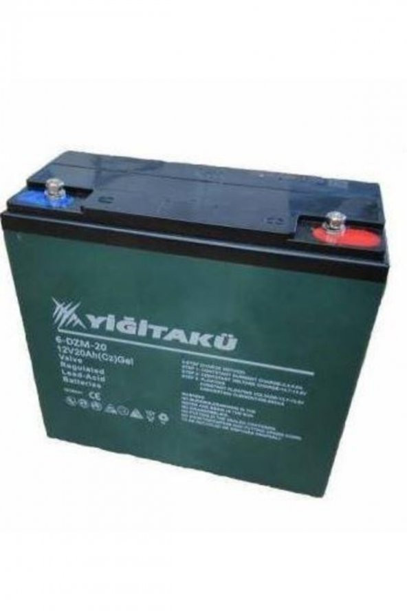 Yiğit Akü Elektrikli Bisiklet Aküsü 12v 20ah Jel Akü ürün görseli 1