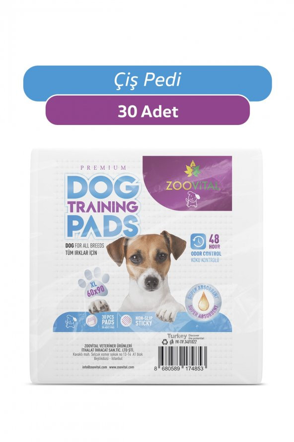 60x90 Cm Kedi Köpek Çiş Pedi 30 Adet ürün görseli 1