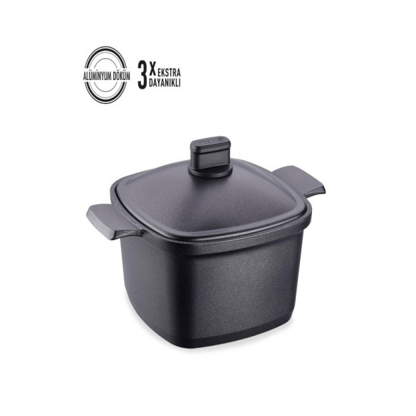 Casterra Kare Döküm Tencere 24x24x11,5 A2582 ürün görseli 1