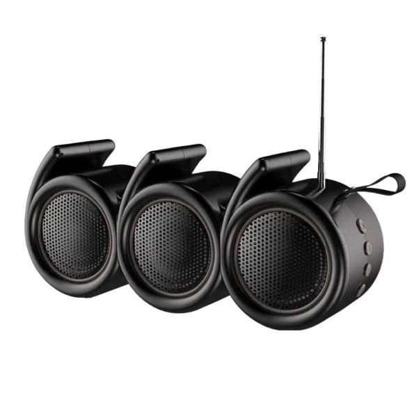 Concord 666SRGB Solar Güneş Enerji FM Radyo Rgb Ledli Bluetooth Hoparlör ürün görseli 1