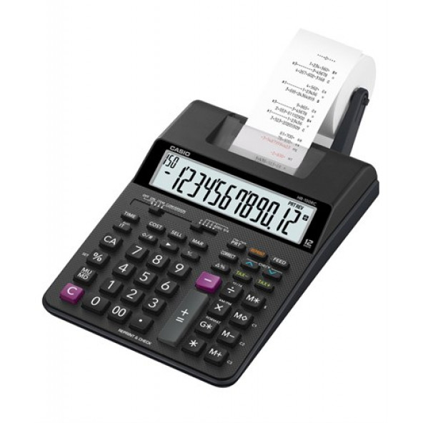 Casio HR-100RC 12 Digit Şeritli Hesap Makinesi ürün görseli 1
