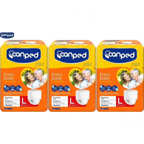 Canped Emici Külot Büyük Large 100-150 Cm 24 Lü ürün görseli 1