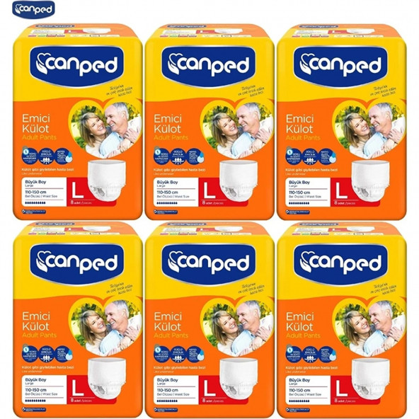 Canped Emici Külot Büyük Large 100-150 Cm 48 Li ürün görseli 1