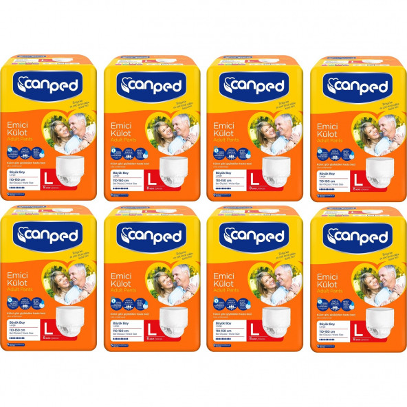 Canped Emici Külot Büyük Large 100-150 Cm 64 Lü ürün görseli 1