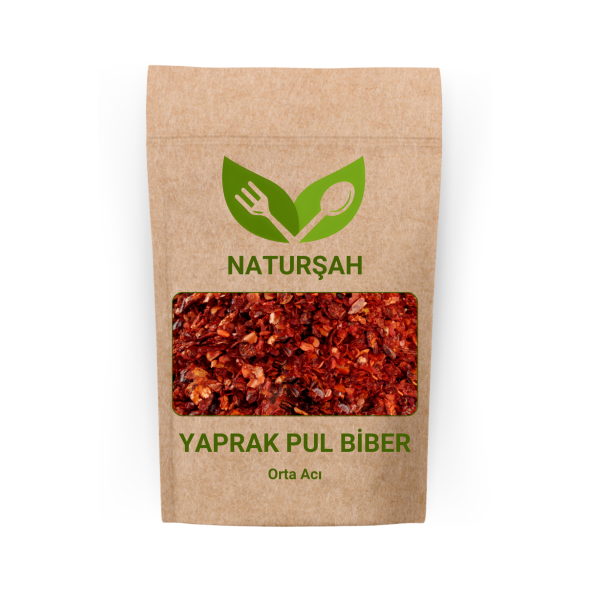 Naturşah Orta Acı Yaprak Pul Biber 1 Kg ürün görseli 1