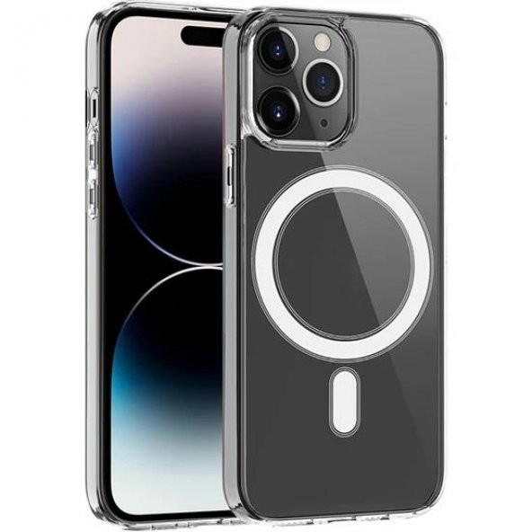 Vendas iPhone 15 Pro Uyumlu (15 Pro) Magsafe Şarj Destekli Darbe Dirençli Fit Hard Silikon Kılıf ürün görseli 1
