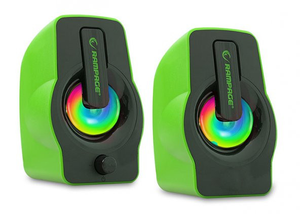 Rampage RMS-G7 Falsetto 2.0 6 Watt Yeşil 5v Usb ürün görseli 1