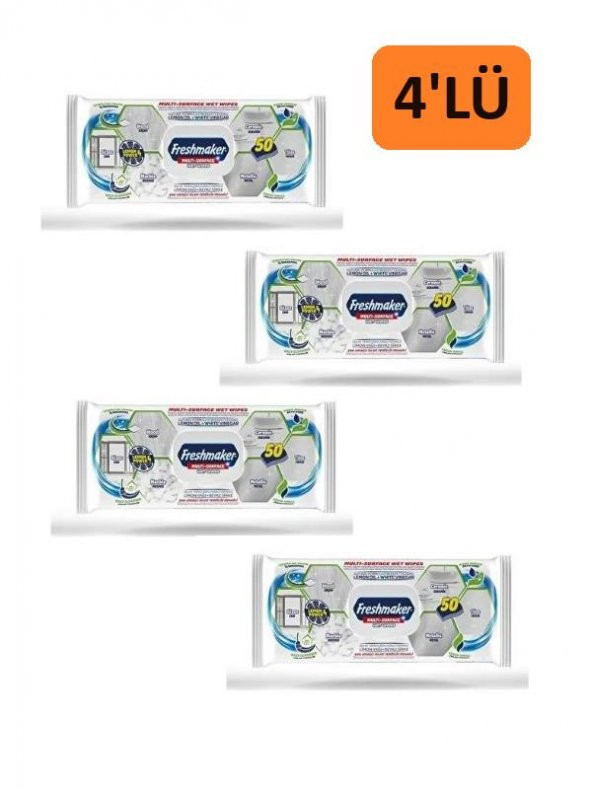 FRESHMAKER ISLAK HAVLU 50 Lİ 290030 ürün görseli 1