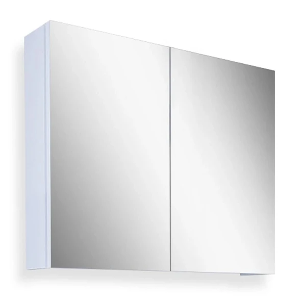 Teta Home Tokyo 65 cm MDF Banyo Aynalı Üst Dolap  Beyaz ürün görseli 1