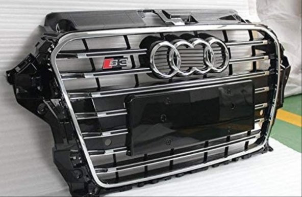 Audi A3 Uyumlu Panjur S3 Siyah 2013-2016 - Resim 4