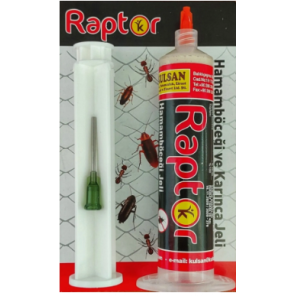 Raptor Jel Hamamböceği ve Karınca Jeli 35 Gr - Kokusuz Jel Böcek İlacı ürün görseli 1