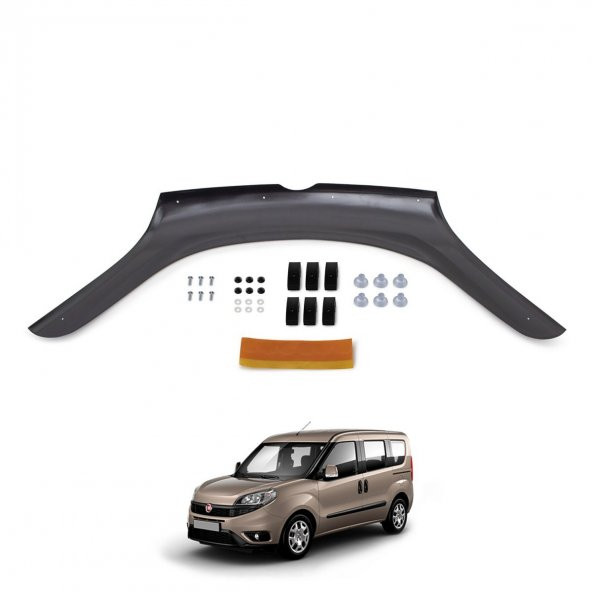 Fiat Doblo Ön Kaput Koruyucu Rüzgarlığı 2015 2016 2017 2018 2019 2020 2021 2022 2023 ürün görseli 1