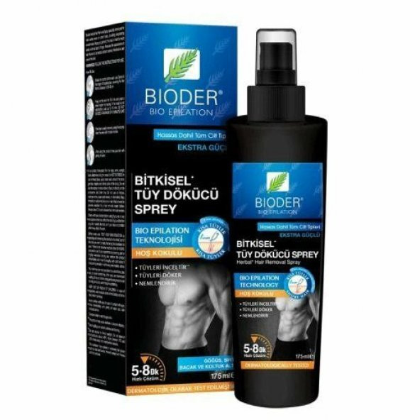 Bioder Erkekler İçin Bitkisel Tüy Dökücü Sprey 175 ml ürün görseli 1