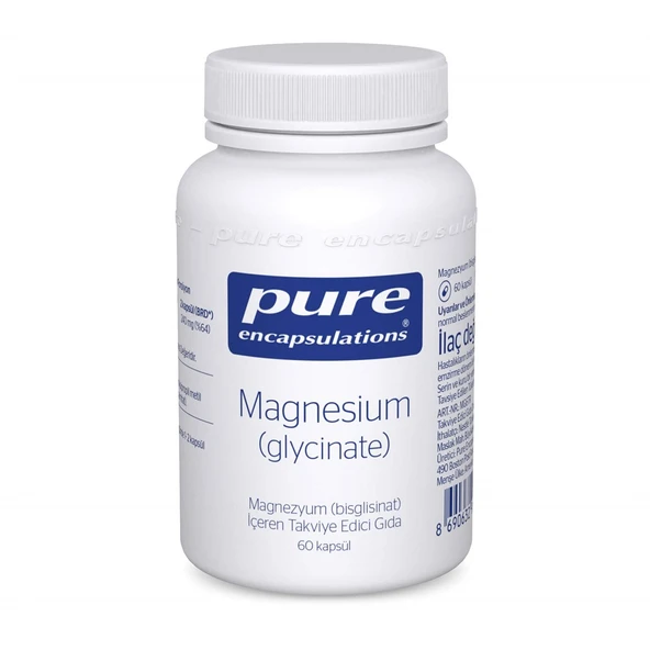 Pure Encapsulations Magnesium Glycinate 60 Kapsül ürün görseli 1