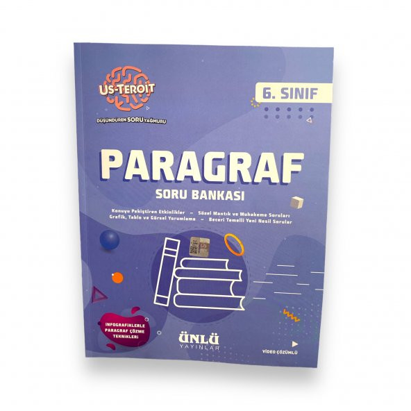 Ünlü 6. Sınıf Us-Teroit Paragraf Soru Bankası ürün görseli 1