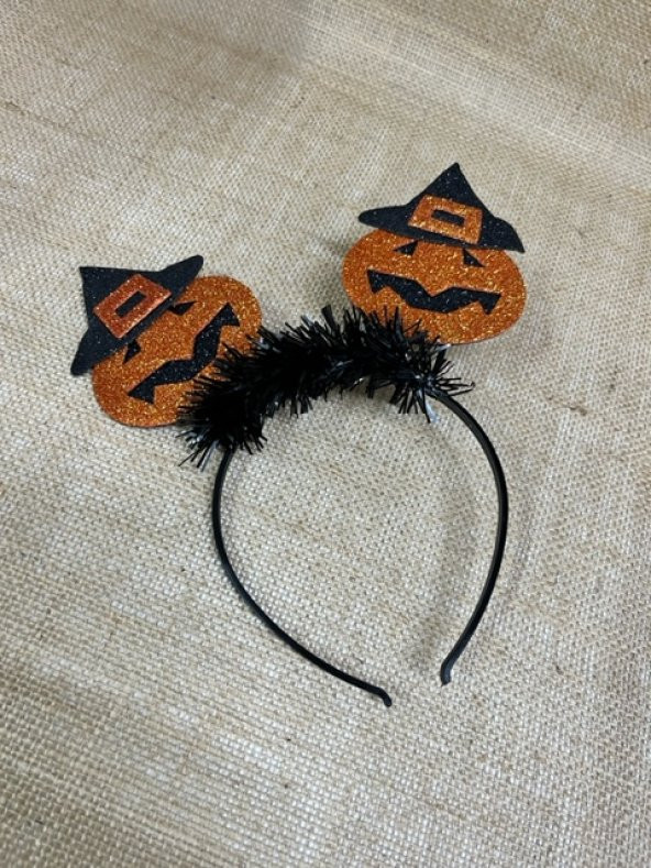 Halloween Taç Şapkalı Bal Kabağı Parlak - Resim 2