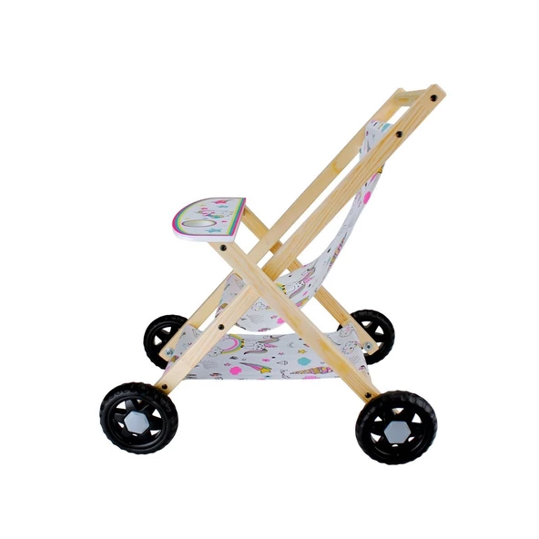ÇG71 Okutan, Ahşap Bebek Arabası - Resim 3